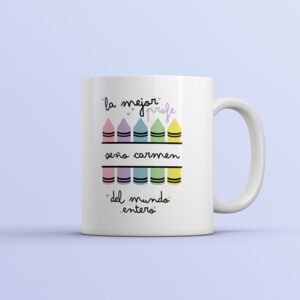 taza personalizada la mejor profe del mundo