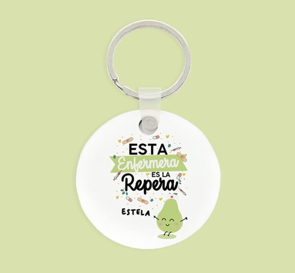 Llavero Personalizado Enfermera repera