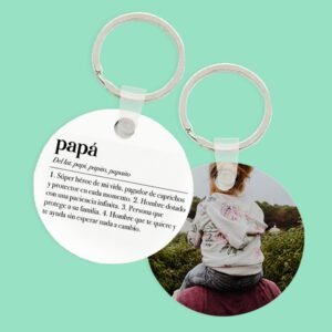 Llavero Personalizado Papa definicion