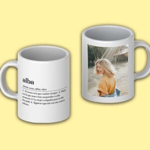 Taza Personalizada Nombre Definicion