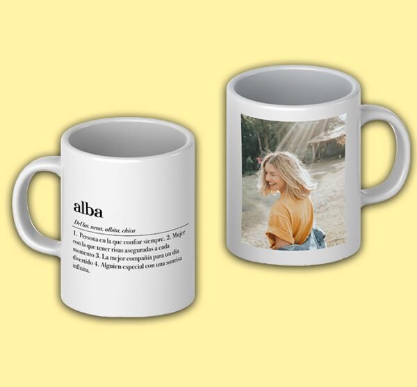 Taza Personalizada Nombre Definicion