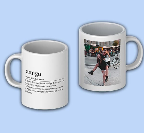 Taza Personalizada Amiga Definicion