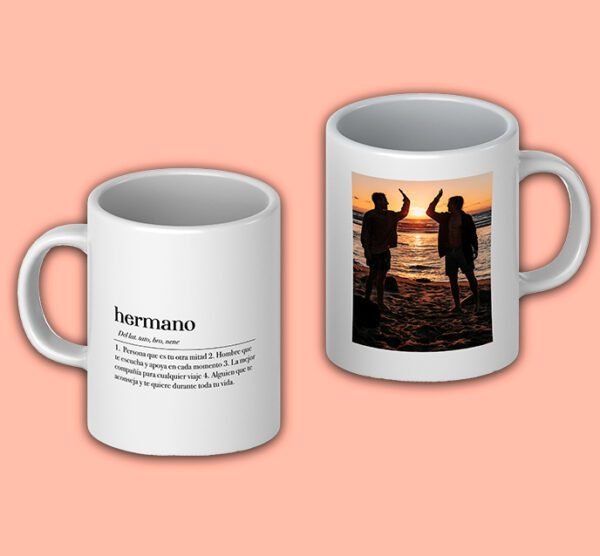 Taza Personalizada Hermano definicion