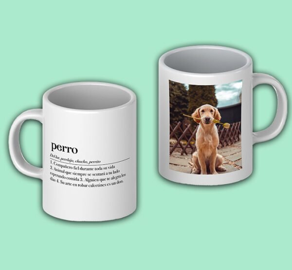 Taza Personalizada Perro Definicion