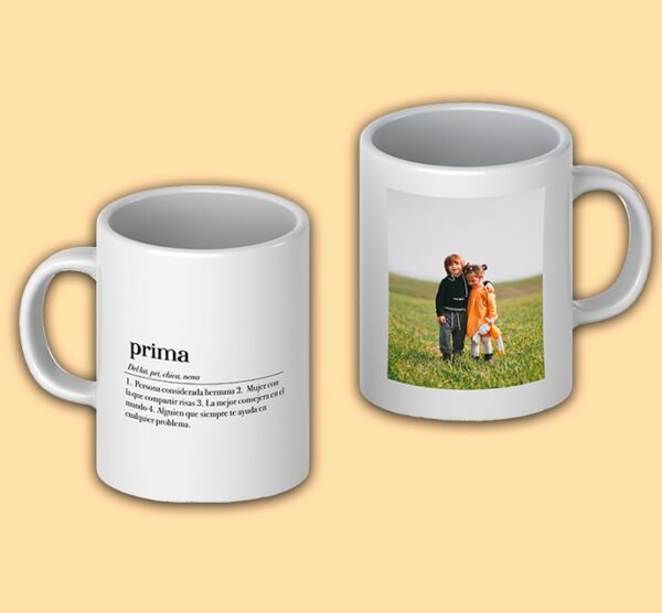 Taza Personalizada Prima definicion