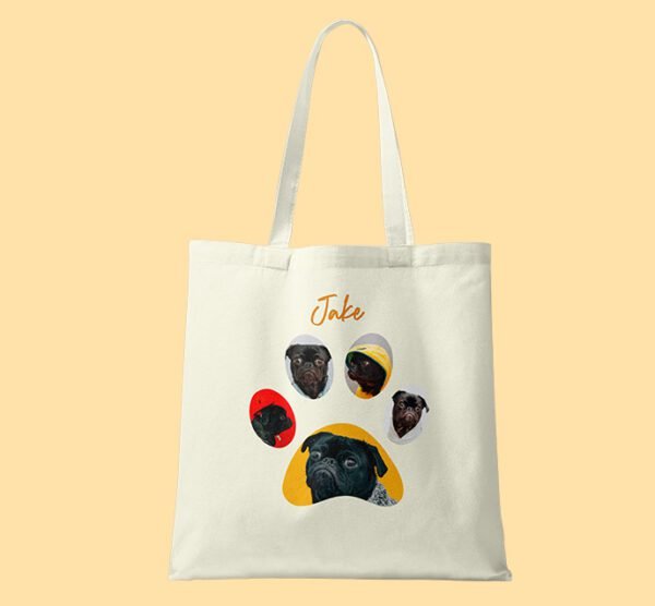 Tote Bag personalizada Huella mascota