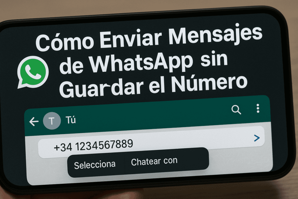 enviar mensaje WhatsApp sin anadir agenda