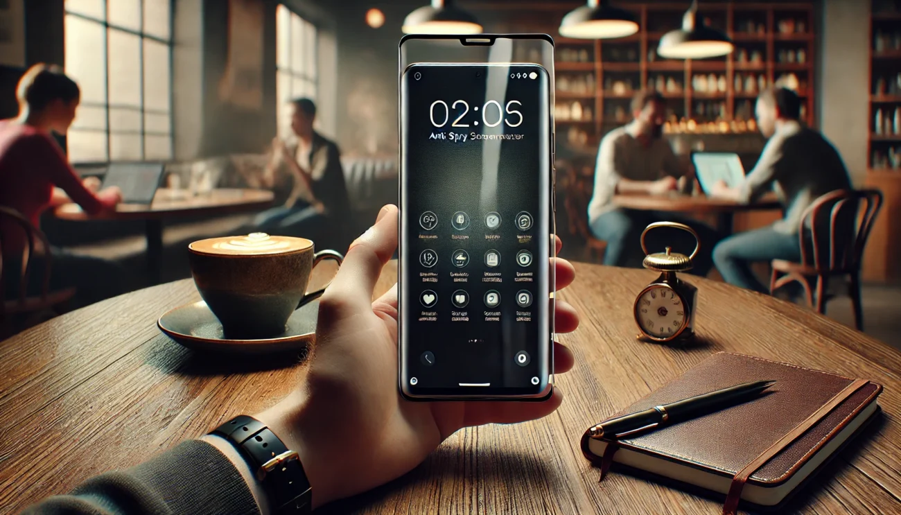 protector de pantalla antiespías con recubrimiento de zafiro