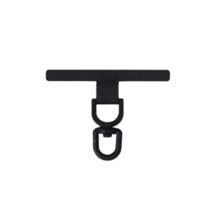 Adaptador Para Cuerda Metálico Thin Giratorio Negro
