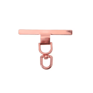 Adaptador Para Cuerda Metálico Thin Giratorio Oro Rosa