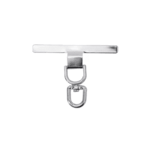 Adaptador Para Cuerda Metálico Thin Giratorio Plata
