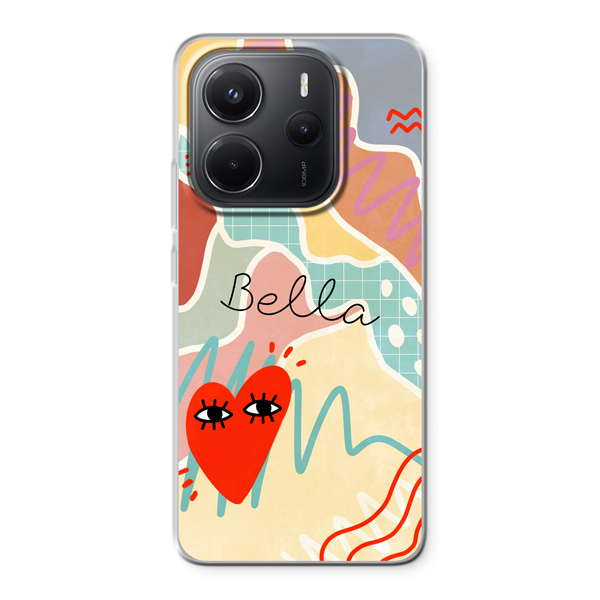 fundas personalizada nombre xiaomi redmi note 14 4g