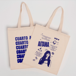 Tote Bag Personalizada Aitana Cuarto Azul