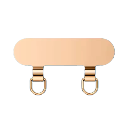 ADAPTADOR CUERDA DOBLE DORADO