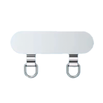 Adaptador Para Cuerda Metálico Doble Plateado