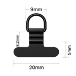Adaptador Para Cuerda Metalico Mini Rosa - Imagen 2
