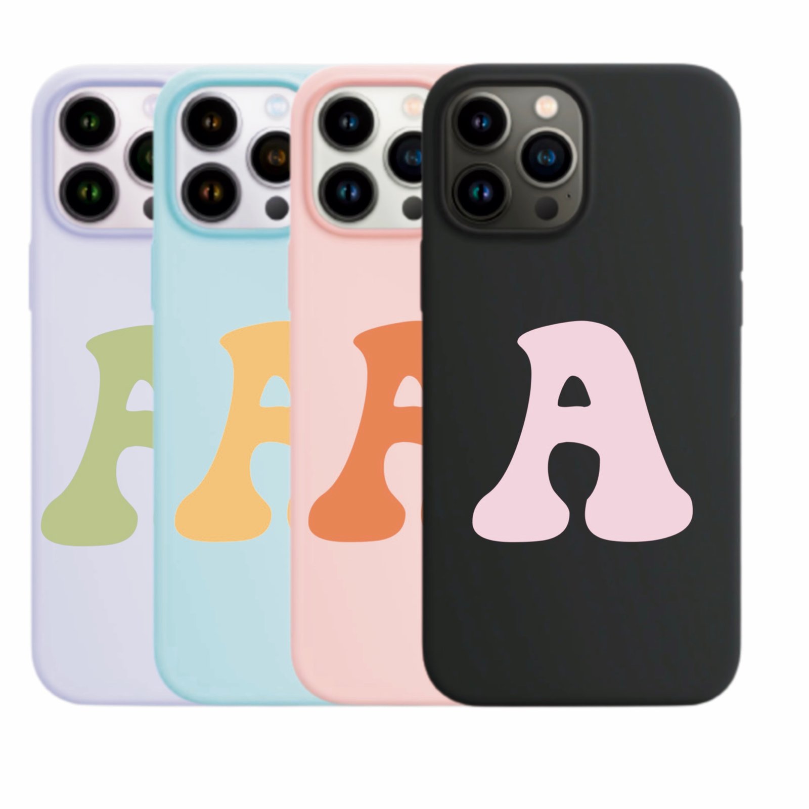 B48313F0-A0CA-4D88-9679-1209CE69F035.jpeg Funda Personalizada Silicona Suave Groovy Initial - Hashtag Movil - Imagen 1