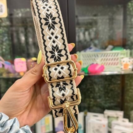 CINTA MOVIL BEIGE NEGRO