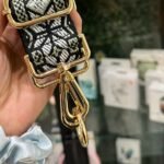 Cinta Movil Tela Negra Detalle Verde Con Adaptador - Imagen 2