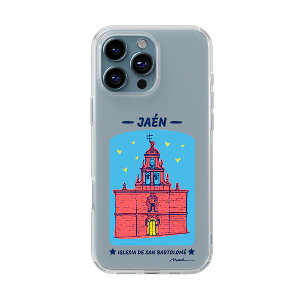 FUNDA PERSONALIZADA IGLESIA SAN BARTOLOME TOQUECOLOR macarenilla