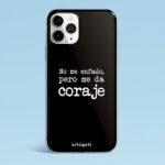 Funda Personalizada Me Da Coraje - Artelgato x Hashtag Movil