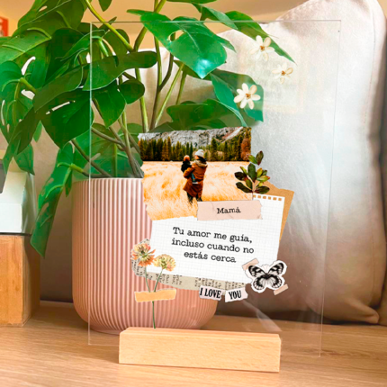 PLACA PERSONALIZADA DIA DE LA MADRE SCRAP