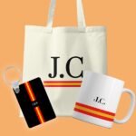 Pack regalo bandera España Tote Bag + Taza + Llavero personalizados