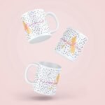 Taza Personalizada Inicial y Nombre- Hashtag Movil