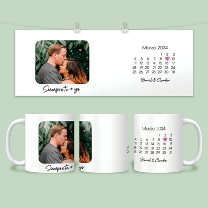 TAZA PERSONALIZADA CALENDARIO