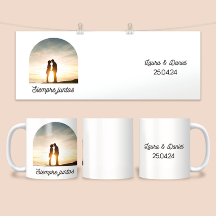 TAZA PERSONALIZADA FOTO TEXTO