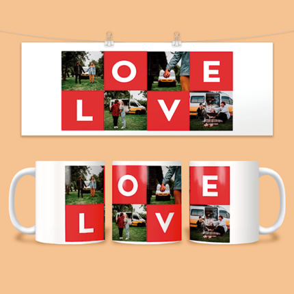 TAZA PERSONALIZADA LOVE FOTOS