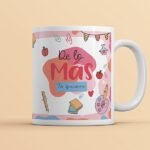 Taza Personalizada Seño Eres Lo Más- Hashtag Movil - Imagen 2