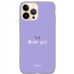 Funda Personalizada Quote Baby Girl - Hashtag Movil