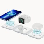 Cargador plegable inalambrico 3 en 1