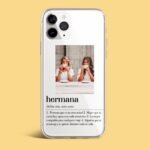 Funda Personalizada Hermana Definición - Hashtag Movil