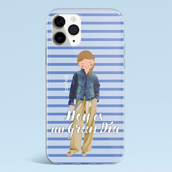 funda personalizada hoy es un gran dia esdetela