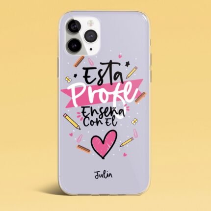 funda personalizada profe corazon 1