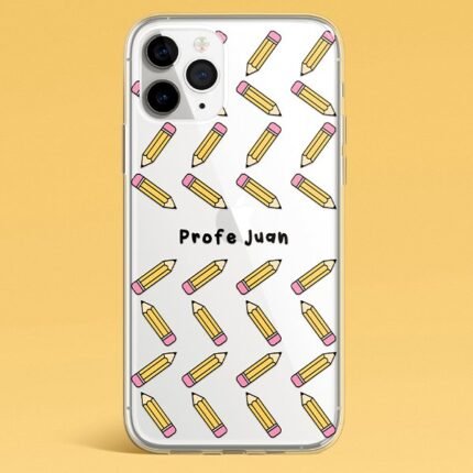 funda personalizada profe lapices
