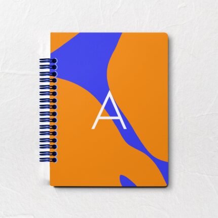 libreta personalizada blueorange