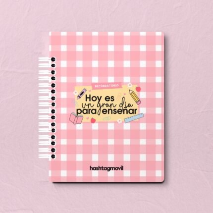 libreta personalizada gran dia para ensenar