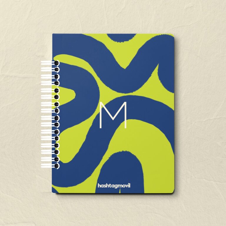 libreta personalizada greenblue