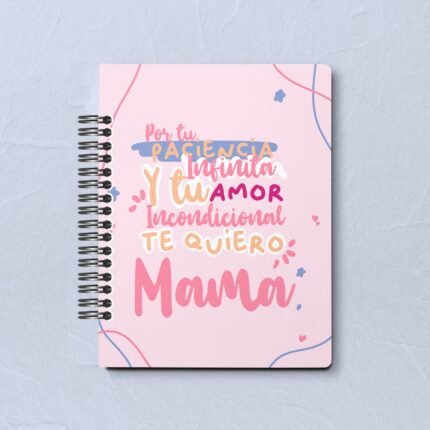 libreta personalizada paciencia mama