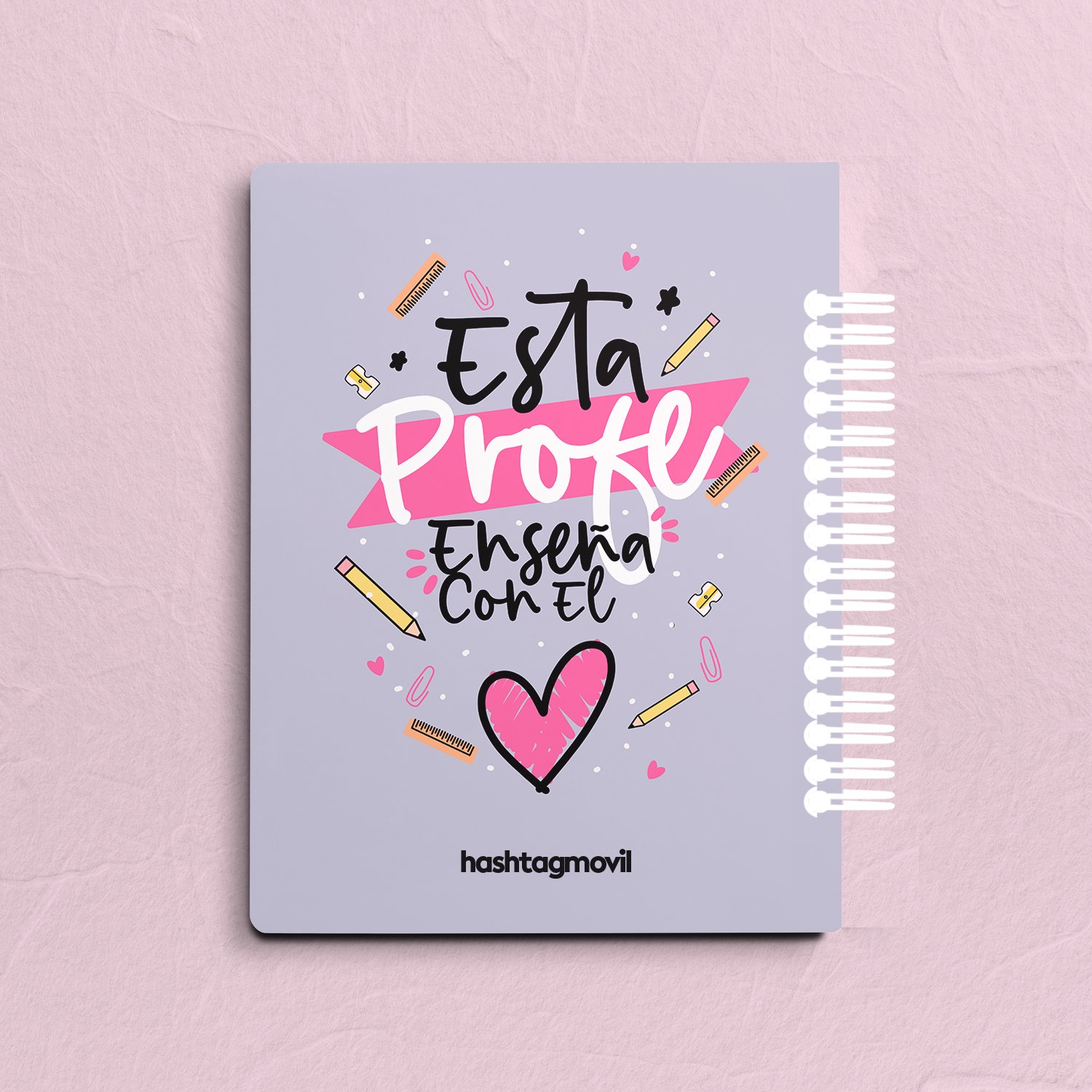 libreta-personalizada-profe-corazon-contracara.jpg Libreta Personalizada Profe Corazon - Imagen 2