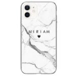 Funda Personalizada Mármol Blanco - Hashtag Movil