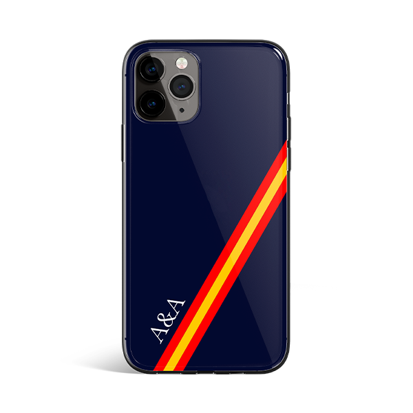 mockup-diagonal-azul.png Funda Personalizada Bandera España Diagonal - Hashtag Movil - Imagen 2