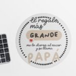 Alfombrilla Ratón Redonda Regalo Papá