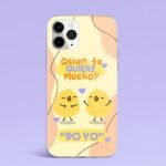 Funda Móvil Quien te quiere mucho  - Hashtag Movil