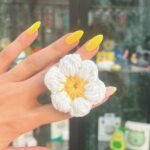 Soporte Hashpop Flower Crochet - Hashtag Movil - Imagen 3