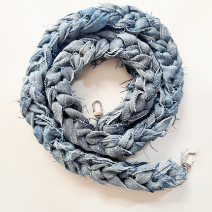 the knot strap denim claro