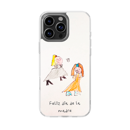 funda personalizada dia de la madre dibujo